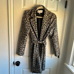 Cupcakes & Cashmere Leopard Print Women's Jacket